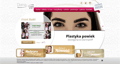 Desktop Screenshot of dermavip.pl